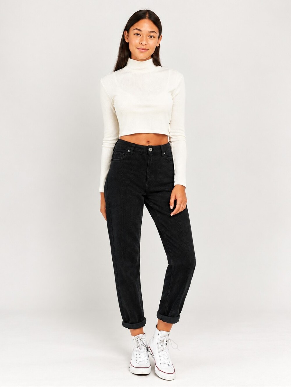 BDG Urban Outfitters Corduroy Mom Jeans High Rise Blue Size 27